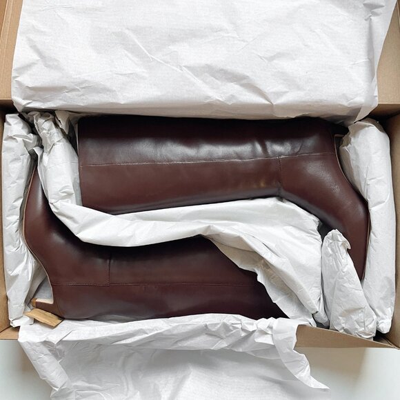 Reformation Remy Knee Boot Chestnut Size 5 NEW IN BOX - Picture 4 of 8